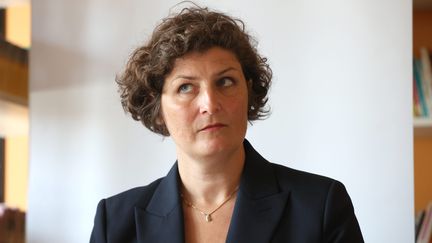 Jeanne Barseghian, maire de Strasbourg, le 1er septembre 2022. (JEAN-MARC LOOS / MAXPPP)