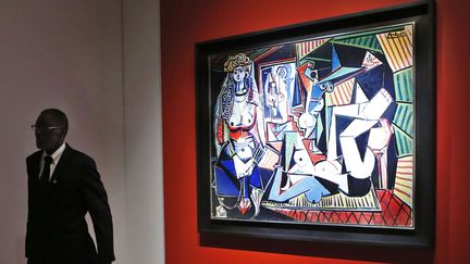 "Les Femmes d'Alger (Version O)", de Pablo Picasso, a &eacute;t&eacute; adjug&eacute; 179,36 millions de dollars chez Christie's &agrave; New York, le lundi 11 mai. (KATHY WILLENS / AP / SIPA)