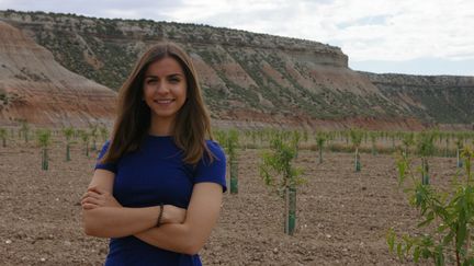 Irene&nbsp;Nonay, 28 ans, agricultrice de la région de Navarre, en Espagne. (IRENE NONAY)