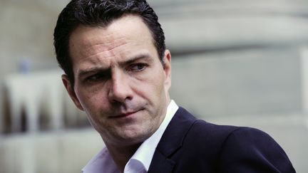 L'ancien trader de la Soci&eacute;t&eacute; g&eacute;n&eacute;rale&nbsp;J&eacute;r&ocirc;me Kerviel, &agrave; Paris, le 27 juin 2012. (BERTRAND GUAY / AFP)