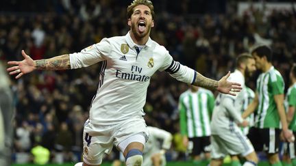 Le défenseur espagnol Sergio Ramos (GERARD JULIEN / AFP)