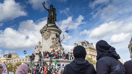 Manifestation du 22 octobre 2023 à Paris (CHRISTOPHE PETIT TESSON / EPA)