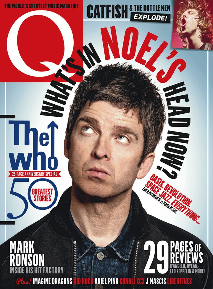 La couverture de "Q" daté mars 2015 avec Noel Gallagher.
 (DR)