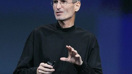 Steve Jobs, à Cupertino, le 20 octobre 2010. (Justin Sullivan/Getty Images/AFP)