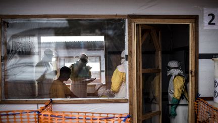 Un centre de traitement à Bunia, en République démocratique du Congo, le 10 novembre 2018.&nbsp; (JOHN WESSELS / AFP)