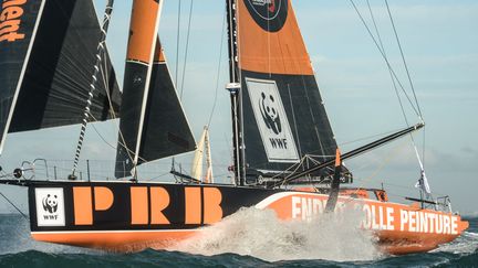 PRB est l'un des sponsors du Vendée Globe. (JEAN-FRANCOIS MONIER / AFP)