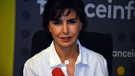 Rachida Dati, député européenne, ancienne ministre de la Justice, invitée sur franceinfo. (JEAN-CHRISTOPHE BOURDILLAT / RADIO FRANCE)