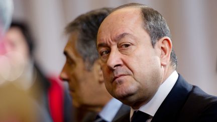 Bernard Squarcini a été mis en examen pour "trafic d'influence". Ici, le 17 janvier 2012 à Paris. (MARTIN BUREAU / AFP)