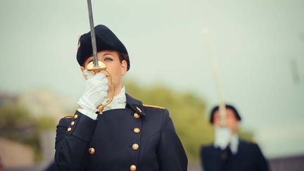  (Les élèves de l'école militaire Polytechnique défilent chaque année sur les Champs-Elysées lors du défilé du 14 juillet © MaxPPP)