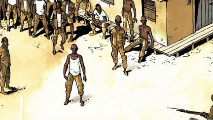 Le camp de Thiaroye vu par la BD «Morts par la France». (Perna/Otero/Ed. Les Arènes)