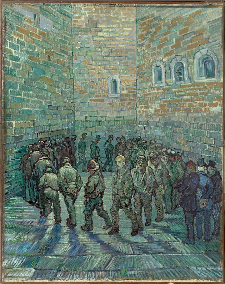 Vincent Van Gogh, La Ronde des prisonniers, Saint-Rémy, 1890 (MUSEE D'ETAT DES BEAUX-ARTS POUC)