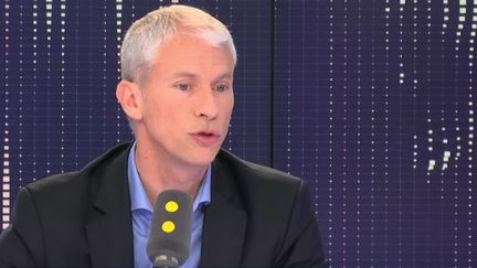 Le député Agir de Seine-et-Marne, Franck Riester, invité samedi jeudi 2 juin de franceinfo. (RADIO FRANCE / FRANCE INFO)