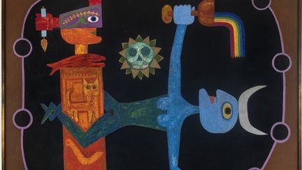 Peinture de Victor Brauner, "Cérémonie", mai 1947&nbsp; (© Adagp, Paris 2020 Jean-Louis Losi © Adagp, Paris 2020)