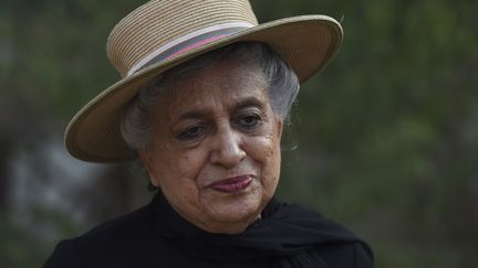 Yasmeen Lari va recevoir la médaille d’or de l’Institut Royal d’Architecture du Royaume-Uni. (ASIF HASSAN / AFP)