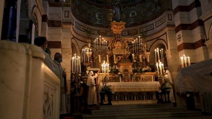 Église Notre-Dame de la Garde à Marseille, en 2020 (VALLAURI NICOLAS / MAXPPP)