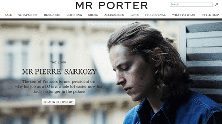 Pierre Sarkozy pose pour la marque Mr Porter, vestiaire masculin en ligne. (FTVI)