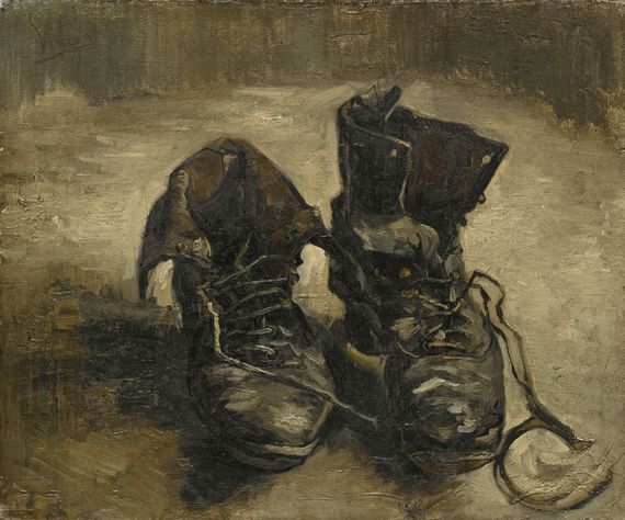 "Les souliers" (1886), de&nbsp;Vincent Van Gogh. Huile sur toile, 37,5 x 45 cm. Amsterdam, Van Gogh Museum. ( VAN GOGH MUSEUM, AMSTERDAM (VINCENT VAN GOGH FOUNDATION))