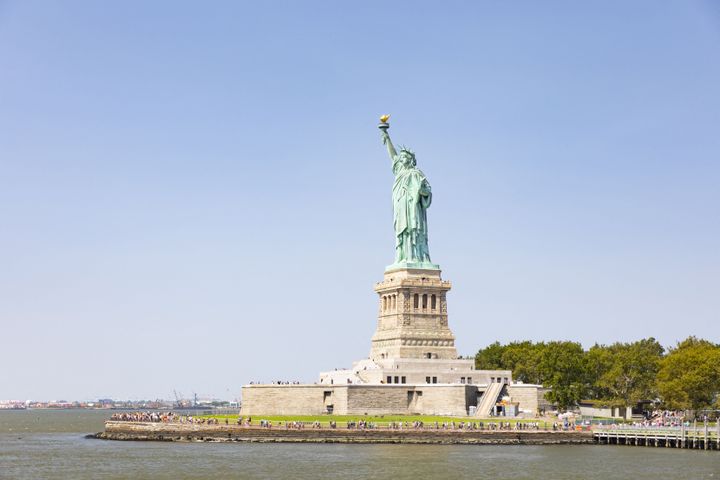 L'ossature en métal de la statue de la Liberté a été conçue par l'ingénieur français Gustave Eiffel. (GRIMBERG DIDIER / HEMIS.FR / HEMIS.FR)