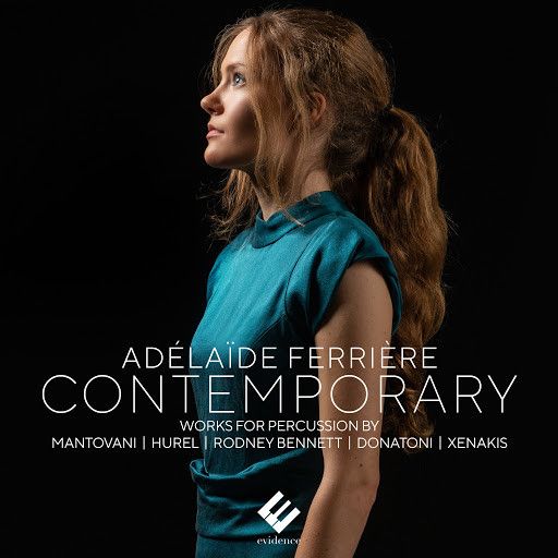 La pochette du disque de la percussionniste Adélaïde Ferrière, "Contemporary".&nbsp; (EVIDENCE/LITTLE TRIBECA)