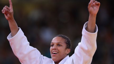 Lucie D&eacute;cosse, le 1er ao&ucirc;t 2012 &agrave; Londres. (FRANCK FIFE / AFP)