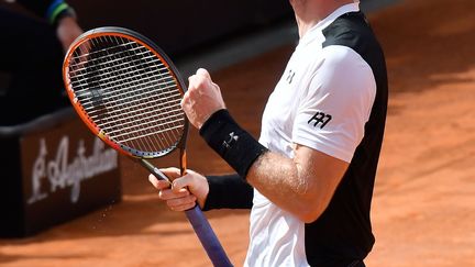 Andy Murray heureux après sa victoire au Masters 1000 de Rome. (CLAUDIO PASQUAZI / ANADOLU AGENCY)