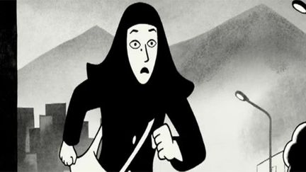 L&#039;héroïne de &quot;Persepolis&quot;, film d&#039;animation autobiographique de Marjane Satrapi.
 (Marjane Satrapi)