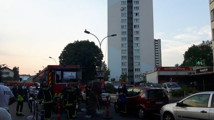 Incendie à Aubervilliers : une intervention difficile