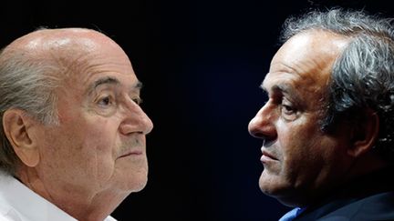 &nbsp; (Sepp Blatter et Michel Platin © Maxppp/ Reuters / Eric Gaillard)