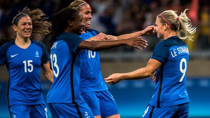 &nbsp; (La victoire des Bleues hier face à la Colombie © GUSTAVO ANDRADE / AFP)