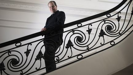 Jean-Christophe Cambad&eacute;lis, premier secr&eacute;taire du PS, le 16 mai 2014,&nbsp;au si&egrave;ge du parti, rue de Solf&eacute;rino, &agrave; Paris. (JOEL SAGET / AFP)