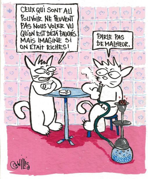 (Dessin reproduit avec l'aimable autorisation de l'auteur) (Nadia Khiari)