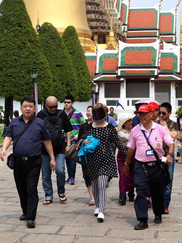 Touristes chinois à Bangkok (Lionel Deconinck)