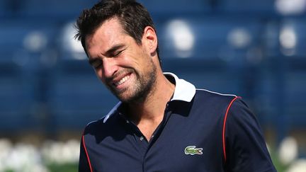 Le joueur de tennis tricolore Jérémy Chardy lors du tournoi de Dubai en février 2014