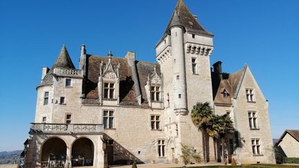 Le château des Milandes à Castelnaud la Chapelle (Dordogne), ancienne résidence de Joséphine Baker, le 23 février 2020. (FLAVIEN GROYER / RADIO FRANCE)