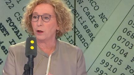 Muriel Pénicaud, ministre du Travail invitée de franceinfo le 23 octobre 2018. (RADIO FRANCE / FRANCE INFO)