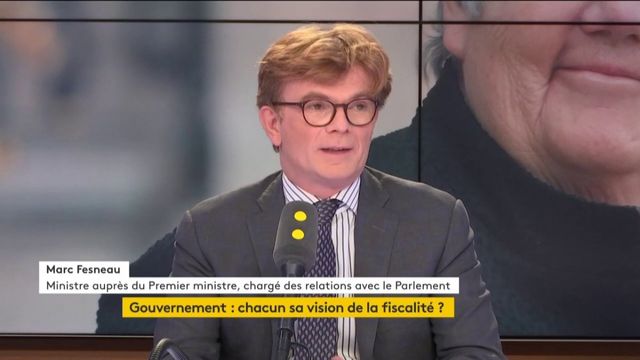 Marc Fesneau, ministre chargé des Relations avec le Parlement, le 25 février 2019 sur franceinfo.