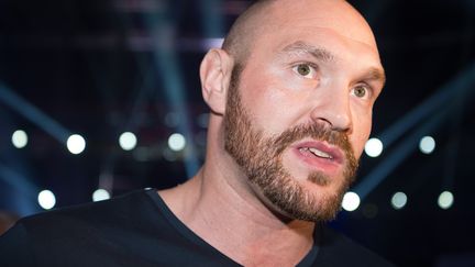 Tyson Fury, le 7 mai 2016, à Hambourg (Allemagne). (LUKAS SCHULZE / AFP)