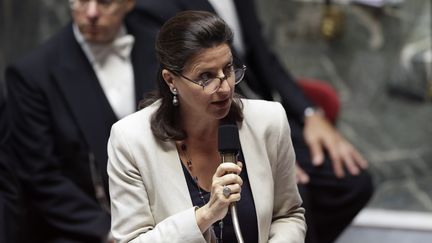 La ministre de la Santé et des Solidarités Agnès Buzyn, le 25 octobre 2017, à l'Assemblée nationale.&nbsp; (THOMAS SAMSON / AFP)