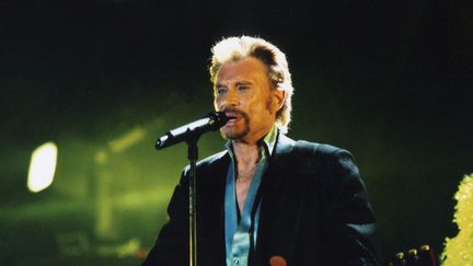 Johnny Hallyday, lors d'un concert en 2006.&nbsp; (JEAN-CLAUDE MOIREAU / AFP)