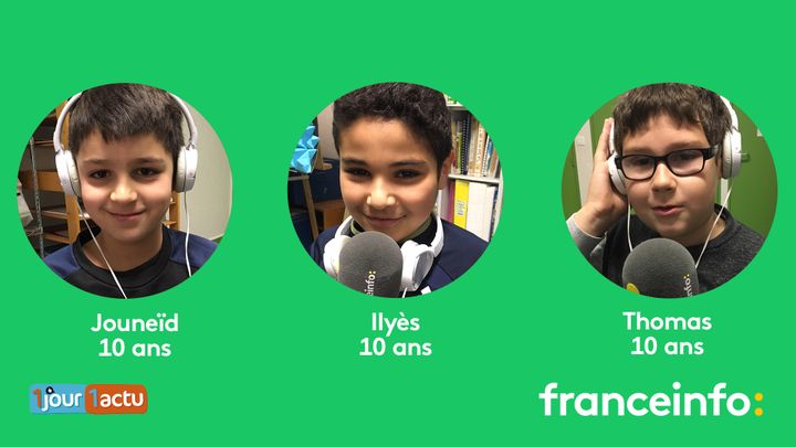 Jouneïd, Thomas et Ilyès 10 ans (RADIO FRANCE / ESTELLE FAURE)