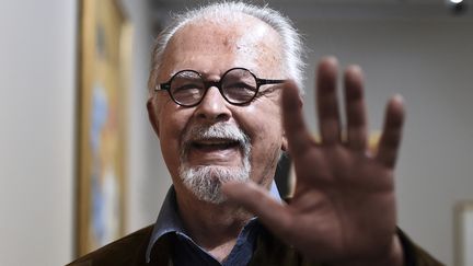 Fernando Botero à l'Hôtel de Caumont à Aix-en-Provence en novembre 2017. (AFP / BORIS HORVAT)