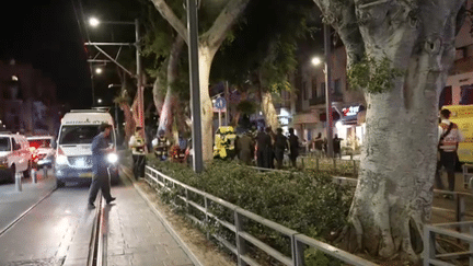 Deux individus ont ouvert le feu dans le quartier de Jaffa à Tel-Aviv (Israël), le 1er octobre 2024. (AFP)