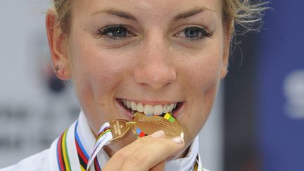 Pauline Ferrand-Prévot championne du monde sur route (MIGUEL RIOPA / AFP)