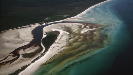 Le détroit de Torrès, qui sépare l'Australie de la Papouasie-Nouvelle-Guinée, où se trouvait le&nbsp;melomys rubicola. (KLAUS D. FRANCKE / BILDERBERG)