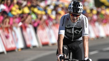 Chris Froome a été blanchi par l'Union cycliste internationale quelques jours seulement avant le départ du Tour de France. (MARCO BERTORELLO / AFP)