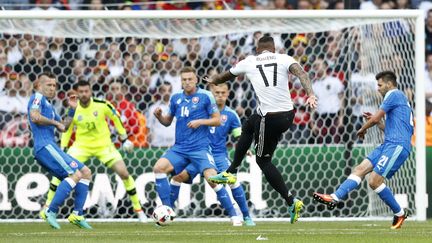 &nbsp; (Jerome Boateng marque le premier but côté allemand © Reuters)