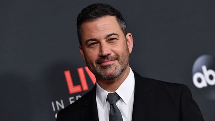 L'animateur de télévision américain Jimmy Kimmel, ici à son arrivée pour "Une soirée avec Jimmy Kimmel" à l'hôtel Roosevelt à Hollywood le 07 août 2019, présentera la cérémonie des&nbsp;Oscars 2022 (CHRIS DELMAS / AFP)