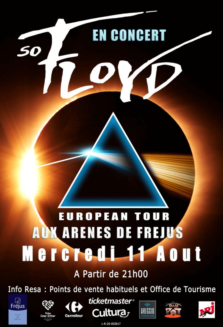 L'affiche du concert So Floyd (Ville de Fréjus)