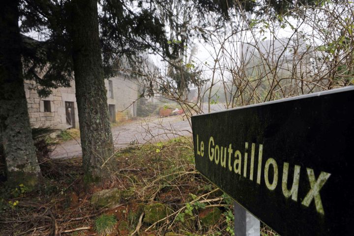 La ferme du "Goutailloux", où vit le "groupe de Tarnac", le 16 novembre 2008. (THIERRY ZOCCOLAN / AFP)