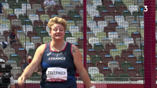 Alexandra Tavernier est en finale du lancer du marteau ! En lançant à 73,51 mètres dès sa deuxième tentative, elle s'assure une place parmi les 12 finalistes olympiques.